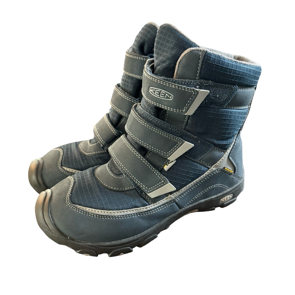 KEEN Trezzo II Waterproof Insulated Winter Snow Boots Youth Size 4 Y Blue